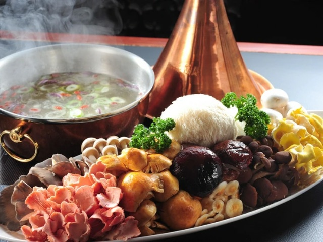 Yunnan Mushroom Hotpot - a specialty of Yunnan in China, with the condensed delicious flavors of various mushrooms
