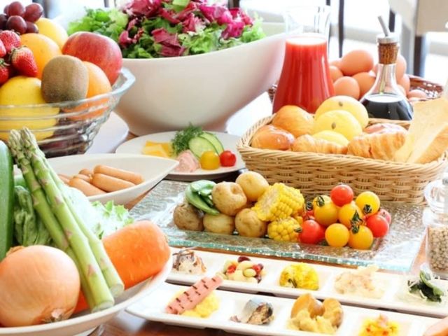 Hotel Buffet Breakfast Before Work