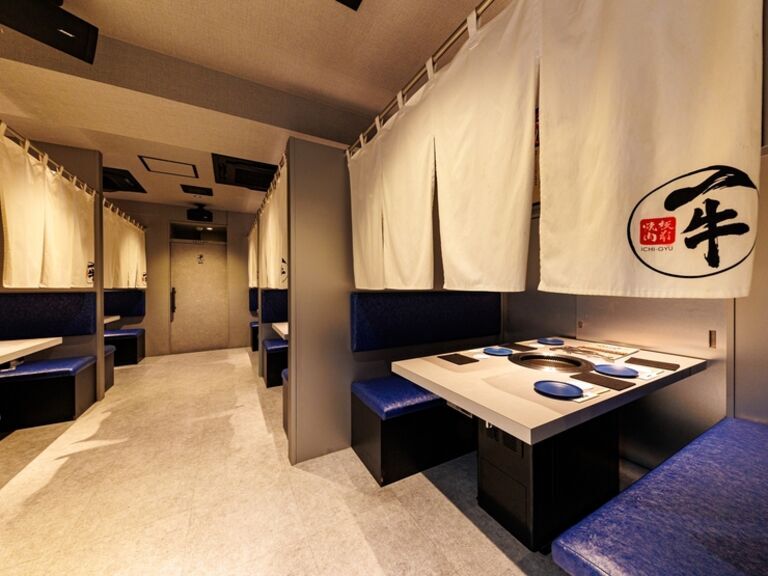 Cow specialty store Itamae Yakiniku Ichigyu Sannomiya Branch_Inside view