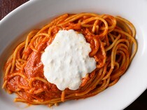 il Cardinale Akasaka_Vermicelli with Nduja Sauce and Stracciatella Cheese - Delicious until the last bite.