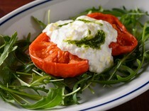 il Cardinale Akasaka_Stracciatella and Grilled Tomato Caprese - Recommended appetizer. menu.