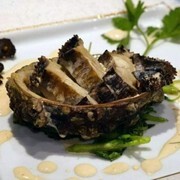 Teppanyaki Steak SUN SHO_Sauteed Ezo Abalone - Gaining popularity as a luxurious appetizer