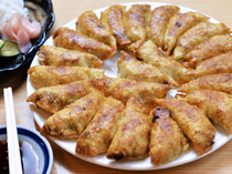 Gyoza no Terui_Gyoza (dumpling) Platter. A famous Fukushima dish with a traditional taste.