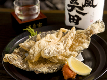 Sakanaya_With fluffy filets and crunchy bones, Fried Flounder