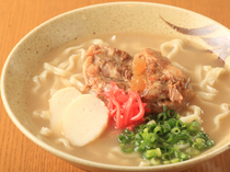 Shimagohan Kokoro Hokkori Okinawa Meshi_Soki soba, a popular classic whose soup is addictive