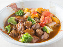 Sky View candle_Gotsu Maruhime pork stew, made using the local brand of pork