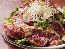 Kaisen Bal Nemuroya_Our Mutton Carpaccio is made with distinctively firm and richly-flavored mutton.
