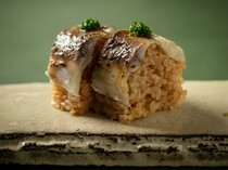 Uyu_"The Specialty" Charcoal-grilled Saba-Bo-Zushi - Not to be missed as a closing dish.