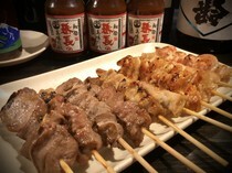 Yakitori Bancho Sapporo Tunagu-Yokocho Branch_Assorted Bimi-dare Yakitori