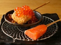 Kushitei Shibuya Stream_Salmon & Salmon Roe