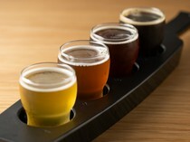 GORA BREWERY PUBLIC HOUSE_SAMPLER BEER FLIGHT 120ml×4 - The four types of beer that are fun to look at.