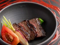 Sou_Japanese Wagyu beef thigh grown in Oita, marinated in Miso and grilled over a charcoal fire - A meat dish that will burn in your memory.