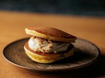 Teppanyaki MYDO_Dorayaki Pancake with Truffle Cream - A luxurious sweet that creates a special moment.