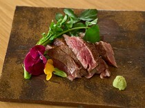 Shikiryori Kitagaichi_Kumamoto Akaushi Beef Fillet Steak - Taste rare parts luxuriously.