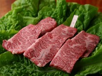 Yakiniku Tattontei_Wagyu Beef Skirt Steak - It is a popular and rare part favored by a wide range of people.