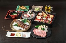 Gion Kankanderi Rei_Wagyu Beef Steak and Ise Ebi paring with Sake