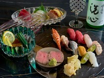 Sushi Amano Watari_Omakase Course - Gorgeous and delicious! Two courses with seasonal delicacies and the heart of Japanese cuisine.