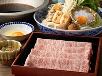 Nishijin Hatsuki Kuten Hakata Branch _Japanese Black Suki-nabe - Enjoy the deliciousness delivered by meat professionals.