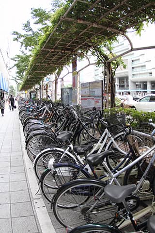 “Bicycle parking” sign (example)